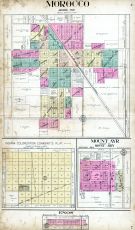 Morocco, Mount Ayr, Enos, Indiana Colonization Company's Plat, Newton County 1916